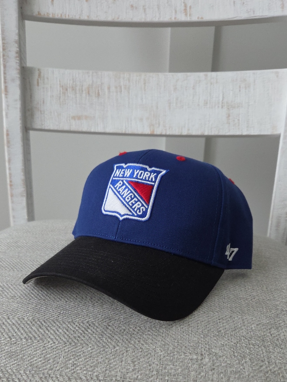 47 New York Rangers Royal Blue Hat with Black Visor